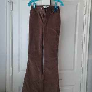 Hollister Corduroy Bellbottom Pants Size 3R